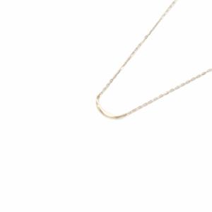 レイヤー クレセントムーン ネックレス K10YG イエローゴールド /SR SH