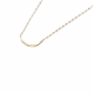 ete レイヤー クレセントムーン ネックレス K10YG イエローゴールド /SR SH