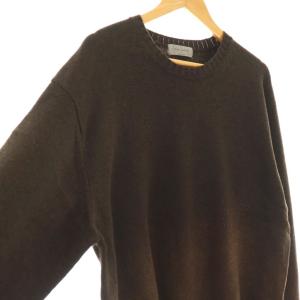 Yohji Yamamoto POUR HOMME HE-K05-193 22AW 抜染加工グラデーション ウールニット 3 ブラウン