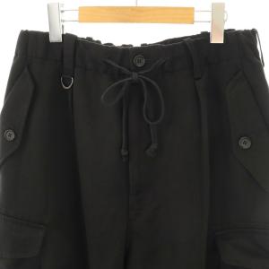 Yohji Yamamoto S'YTE カーゴ パンツ 3 ブラック UU-P28-913