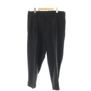 22AW 裾2タブPウールパンツ 2 ブラック HE-P47-527