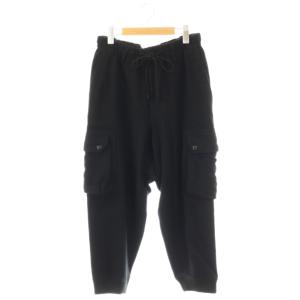 24AW MELTON CARGO PANTS 3 ブラック GO-P07-118