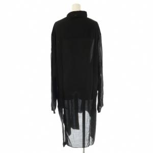 Yohji Yamamoto POUR HOMME 25SS 80 Modal Loan STAND COLLAR LONG BLOUSE  2