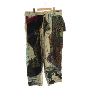 パッチワークパンツ 2 ベージュ HZ-P70-323