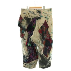 Yohji Yamamoto POUR HOMME パッチワークパンツ 2 ベージュ HZ-P70-323