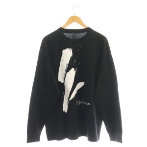 Yohji Yamamoto POUR HOMME 23AW × NEW ERA ニューエラロンTEE Tシャツ カットソー 5 ブラック HJ-T91-280