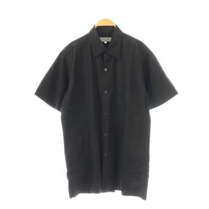 HG-Y62-057 22SS バックボタンシャツ 半袖 2 ブラック /ES OS
