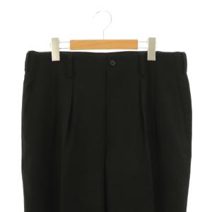 YOHJI YAMAMOTO COSTUME D'HOMME HH-P83-150 21AW ワイドテーパードパンツ タック 3 ブラック /ES OS