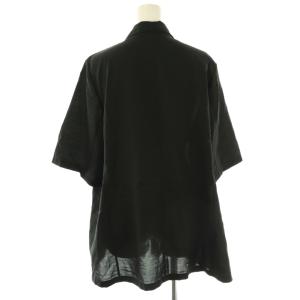 23区 25SS シアータンブラー ハーフスリーブ ジャケット 五分袖 44 黒 ブラック /AT OS