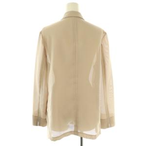 anySiS 25SS シアーメッシュ ジャケット テーラード 4 ベージュ /AT OS