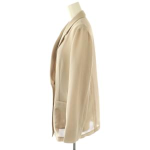 anySiS 25SS シアーメッシュ ジャケット テーラード 4 ベージュ /AT OS