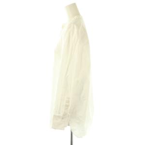 23区 25AW CANCLINI デザイン シャツ 長袖 スキッパー 40 白 ホワイト /AT OS