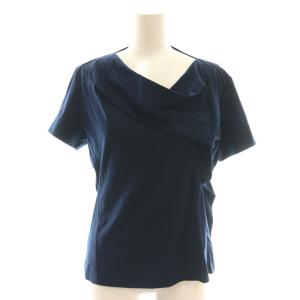 オーブ刺繍 Tシャツ カットソー 半袖 2 ネイビー /DF OS