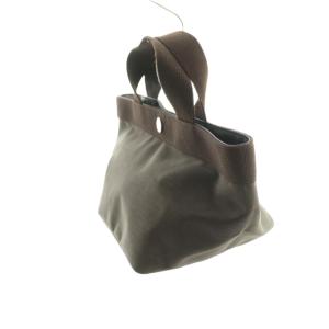 Hervé Chapelier 701C 舟型トートバッグS ハンドバッグ コーデュラナイロン ブラウン /MI OS