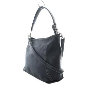 Kitamura 2way ショルダーバッグ ハンド レザー 本革 ダークネイビー /RI OS