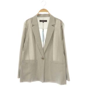 ドライタッチダブルジャケット テーラード 薄手 9 グレー /CX OS