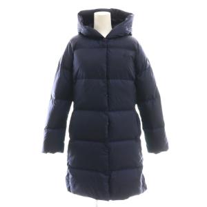 ダウンコート アウター フーディ XL ネイビー 紺 /CX OS
