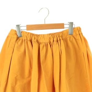 PLAN C フレアスカート ミモレ ロング 36 黄 イエロー /AT OS
