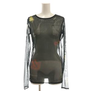 ×LITTLE FUNNY FACE 24AW SHEER TOP トップス カットソー F ブラック