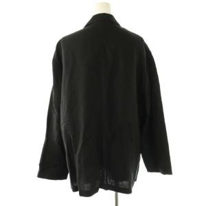 Framework リネンレーヨンテーラードジャケット 38 ブラック /DO OS