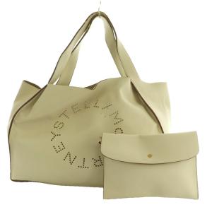 トートバッグ ポーチ サークルロゴ 白 ホワイト 502793 /SS OS