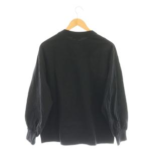 HYKE LONG-SLV TEE カットソー Tシャツ ロンT  2 ブラック /CX OS