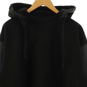 HYKE SWEAT HOODIE パーカー フーディー プルオーバー 2 ブラック /DF OS