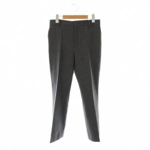 W Cross Cropped パンツ フレア 36 グレー /HK OS