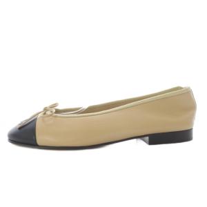 CHANEL バレリーナ ラムスキン バレエシューズ ココマーク 36C