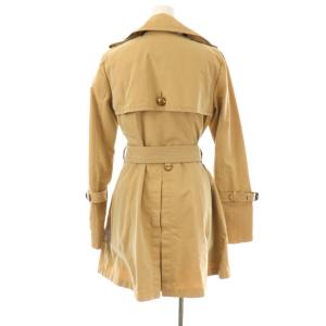 Burberry's BLUE LABEL トレンチコート サテン 36 ベージュ ベルト付き /CX OS