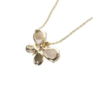 SWAROVSKI YG idyllia バタフライモチーフ ペンダント ネックレス ゴールド色 /SR
