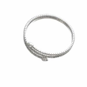 SWAROVSKI SV twisty triangle バングル シルバー色 /SR