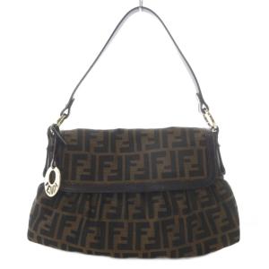 シェフバッグ ズッカ柄 ハンドバッグ ブラウン 8BR445