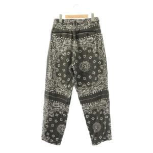 sacai 22-02691MBandana Print Pantsパンツ ストレート ペイズリー柄 ジッパーフライ