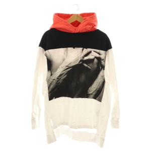 LAYERED BIG PULLOVER PARKERレイヤードパーカー プルオーバー 長袖 2 ホワイト