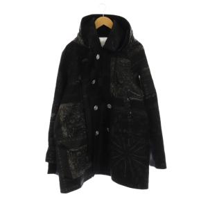 ×Dr Woo Bandana Print Coat 2 ブラック 20-02327M