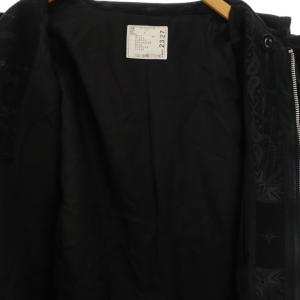 sacai ×Dr Woo Bandana Print Coat 2 ブラック 20-02327M