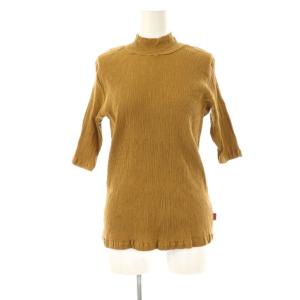 HAAT ハイネック半袖カットソー 2 キャメル HA23FJ654 /HK OS SH