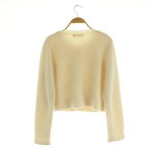 Apuweiser-riche 24SS キラふわ金釦カーディガン ニット 長袖 2 アイボリー /MY OS SH