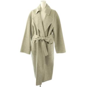 ウールメルトンコート 38 グレー /AB OS