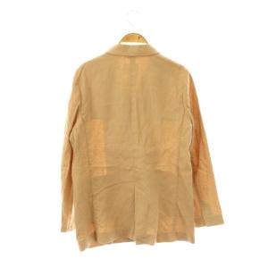 IENA リネンダブル4Bジャケット テーラード 38 茶 ブラウン /AT OS