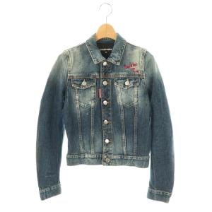 刺繍 デニムジャケット Gジャン ジージャン S75AM0728 38 ブルー /ES OS