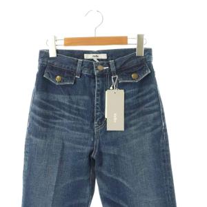 CHERIE OKAYAMA flap pocket フレアデニムパンツ S インディゴブルー