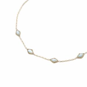 agete ドリーミードリーミー 4連 ブレスレット K10 イエローゴールド