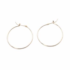 フープピアス K10 イエローゴールド /SR