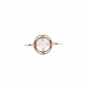 Seagull ストーン リング 指輪 K10 13号 ゴールド /SR