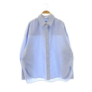 25AW ニュアンスオーバーシャツ 長袖 F ライトブルー /DF OS