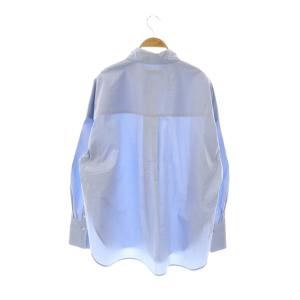 BABYLONE 25AW ニュアンスオーバーシャツ 長袖 F ライトブルー /DF OS