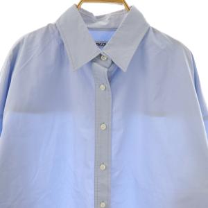 BABYLONE 25AW ニュアンスオーバーシャツ 長袖 F ライトブルー /DF OS