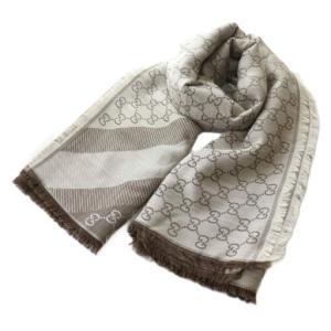 ストール マフラー GG柄 グレー 281942
